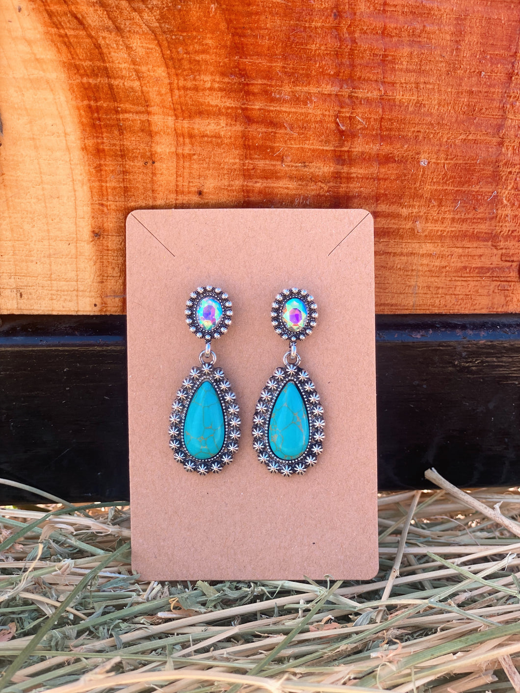 Anna Stone Turquoise Earrings