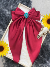 Load image into Gallery viewer, Amelia Western Bow - Burgundy
