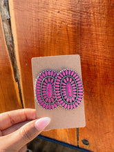 Load image into Gallery viewer, Hot Pink Stud Earrings
