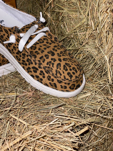 Leopard Out Slip Ons