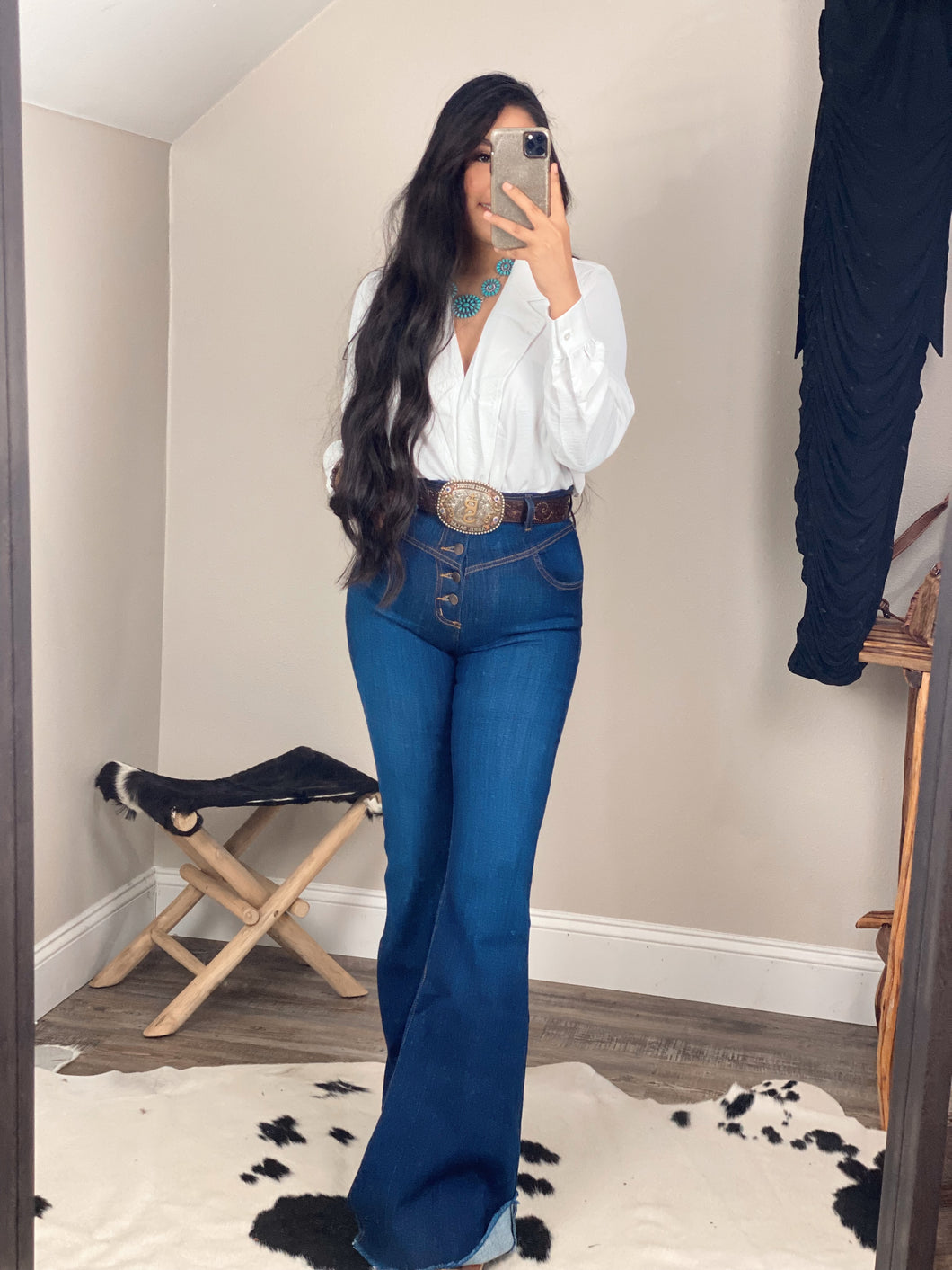 Quincy Retro Flare Jeans