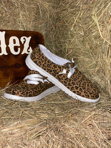 Leopard Out Slip Ons